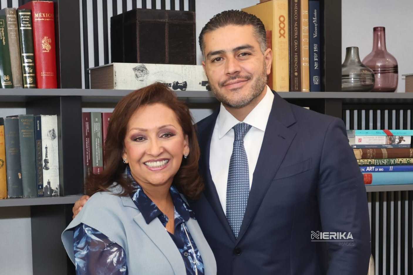 ANALIZAN TEMAS DE SEGURIDAD GOBERNADORA LORENA CUÉLLAR Y OMAR GARCÍA HARFUCH