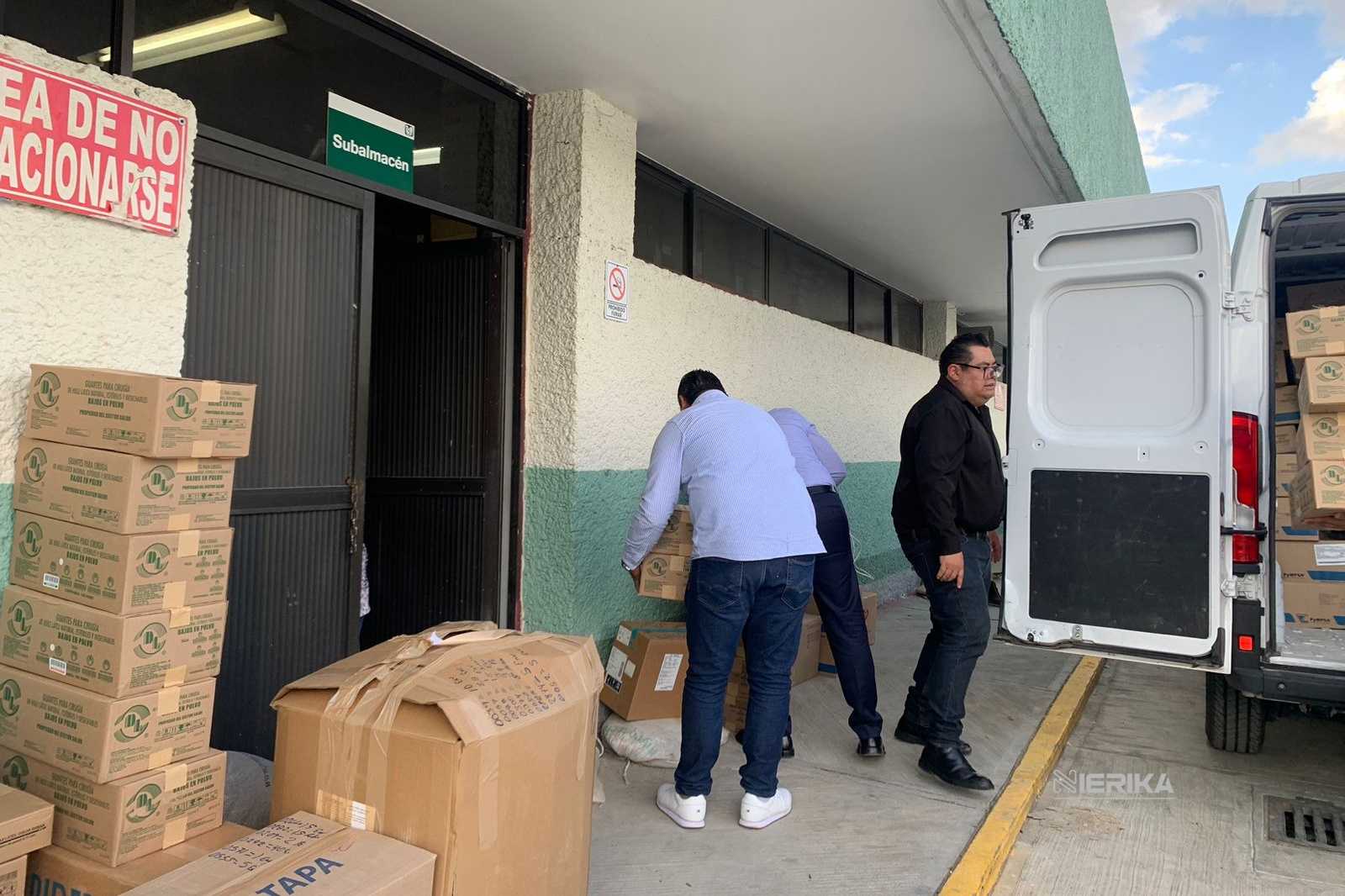 ABASTECEN CON MÁS DE 21 MIL 676 PIEZAS DE MATERIAL DE CURACIÓN AL HOSPITAL IMSS-BIENESTAR DE TZOMPANTEPEC