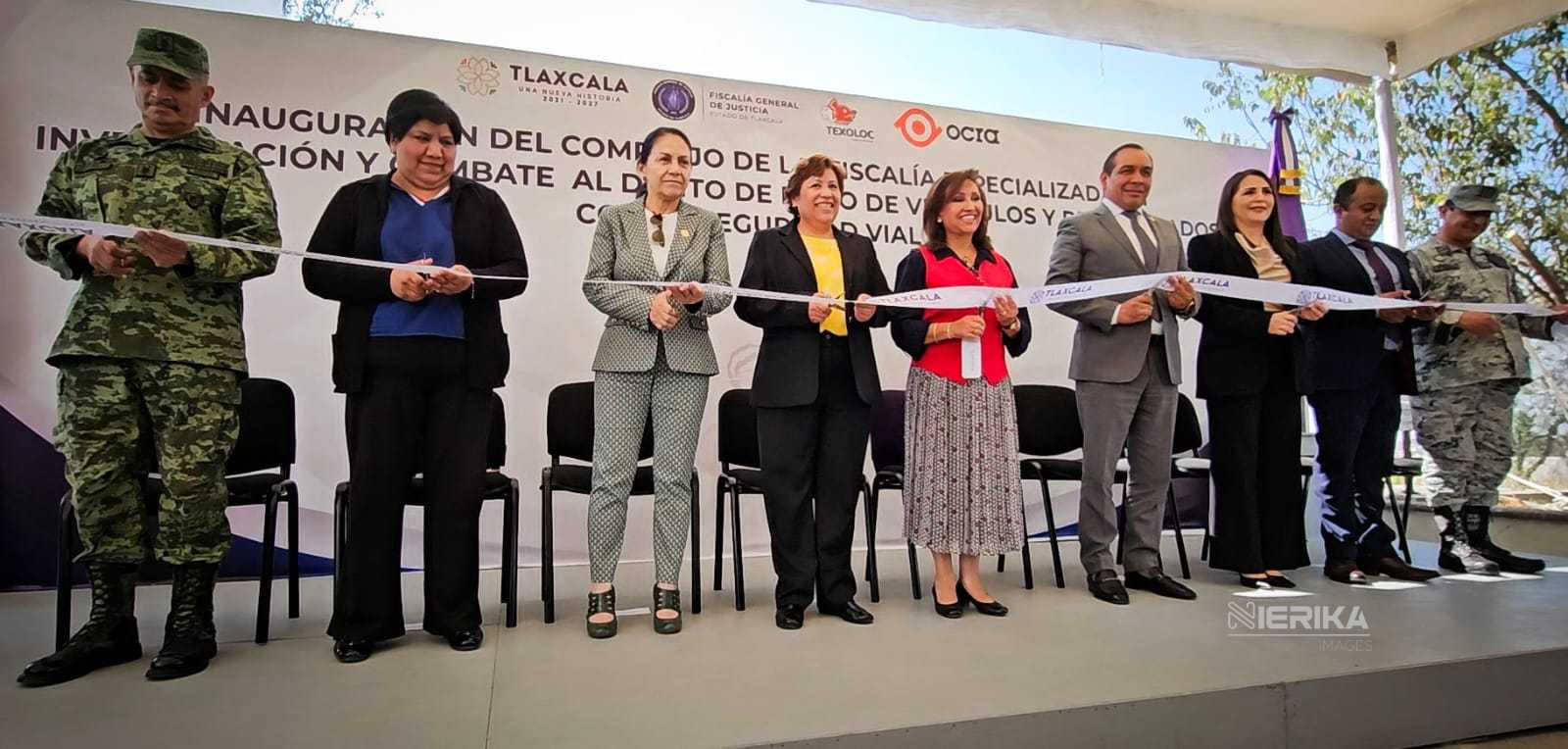 INAUGURA GOBERNADORA LORENA FISCALÍA EN INVESTIGACIÓN Y COMBATE AL DELITO DE ROBO DE VEHÍCULOSCUÉLLAR