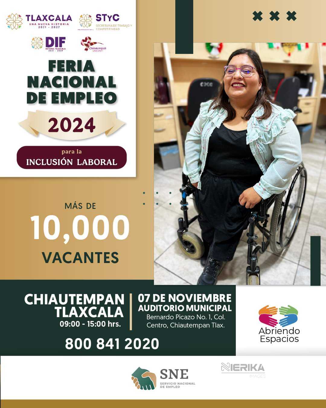 Feria Nacional de Empleo en Chiautempan