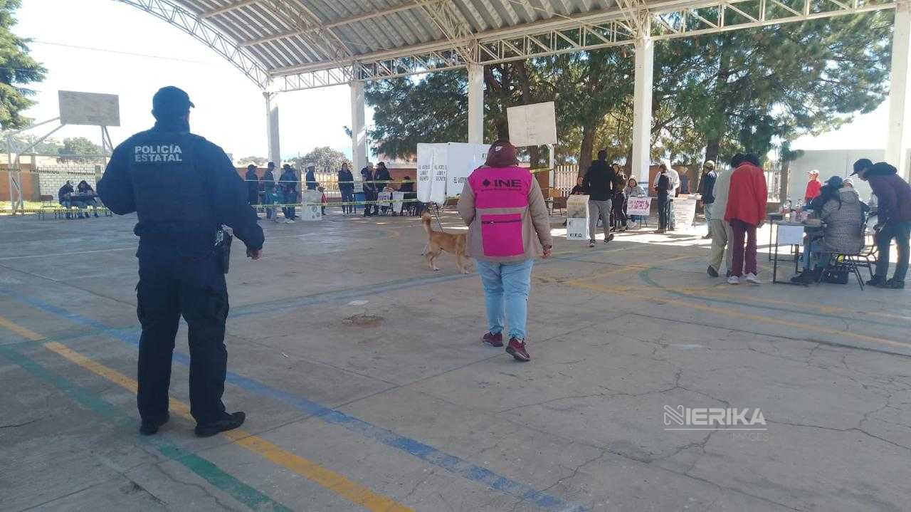 SALDO BLANCO DURANTE ELECCIONES EXTRAORDINARIAS EN TECOPILCO Y CAPULAC