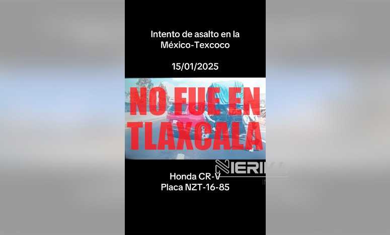 VIDEO NO CORRESPONDE AL ESTADO DE TLAXCALA