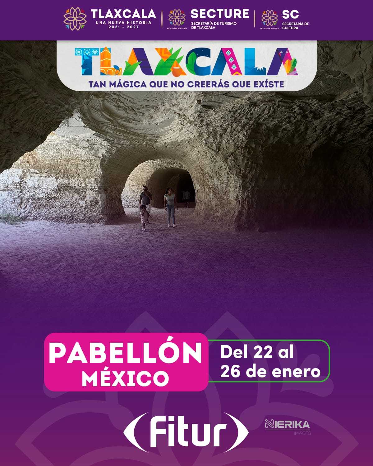 TLAXCALA, PRESENTE EN LA FERIA INTERNACIONAL DE TURISMO (FITUR) 2025