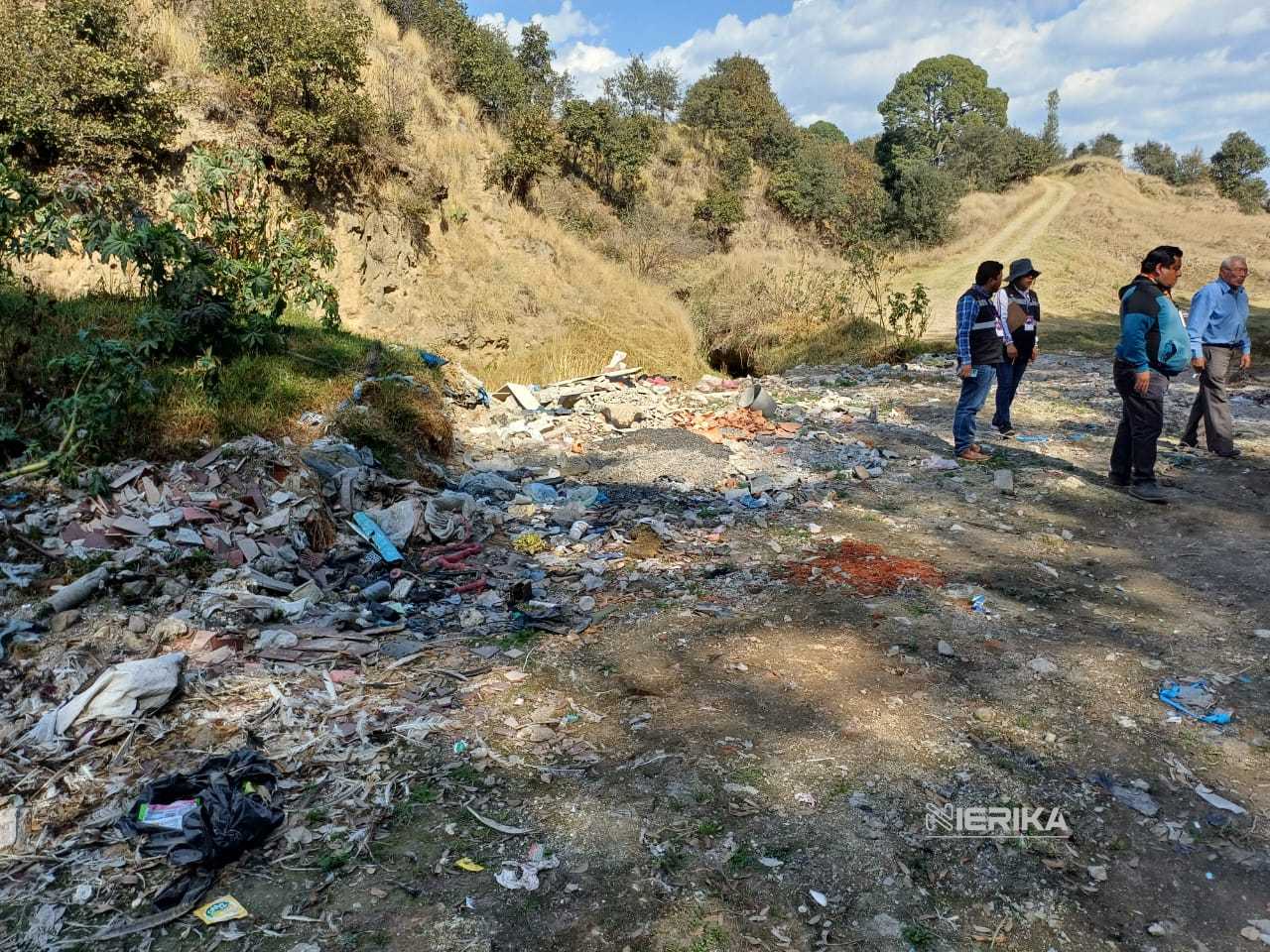 PROPAET IDENTIFICA Y CLAUSURA 15 TIRADEROS A CIELO ABIERTO EN SAN PABLO DEL MONTE