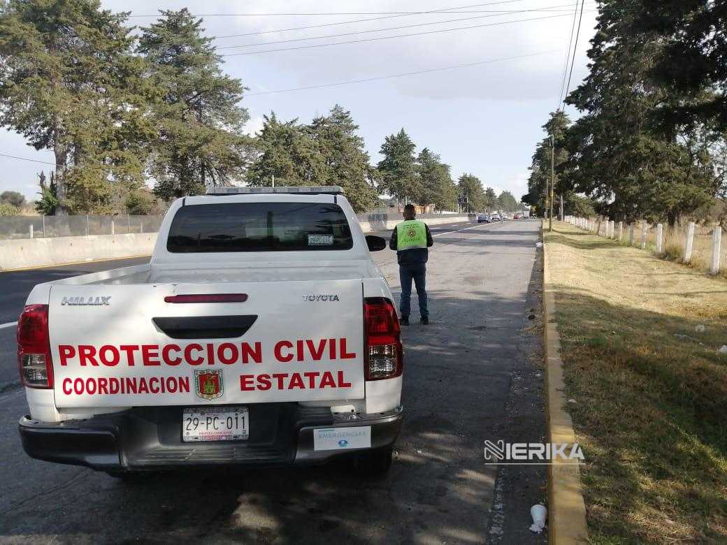 CAÍDA DE CENIZA DEL POPOCATÉPETL AFECTA MUNICIPIOS DEL NORTE DE TLAXCALA