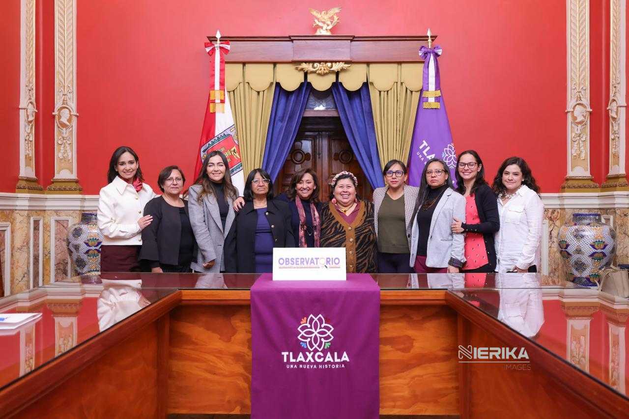 TOMA PROTESTA GOBERNADORA A INTEGRANTES DEL OBSERVATORIO EN PERSPECTIVA DE GÉNERO FEMINISTA EN TLAXCALA