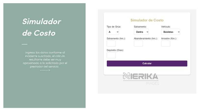 SMyT PONE A DISPOSICIÓN EL SIMULADOR DE COSTOS POR SERVICIOS DE GRÚAS Y CORRALONES