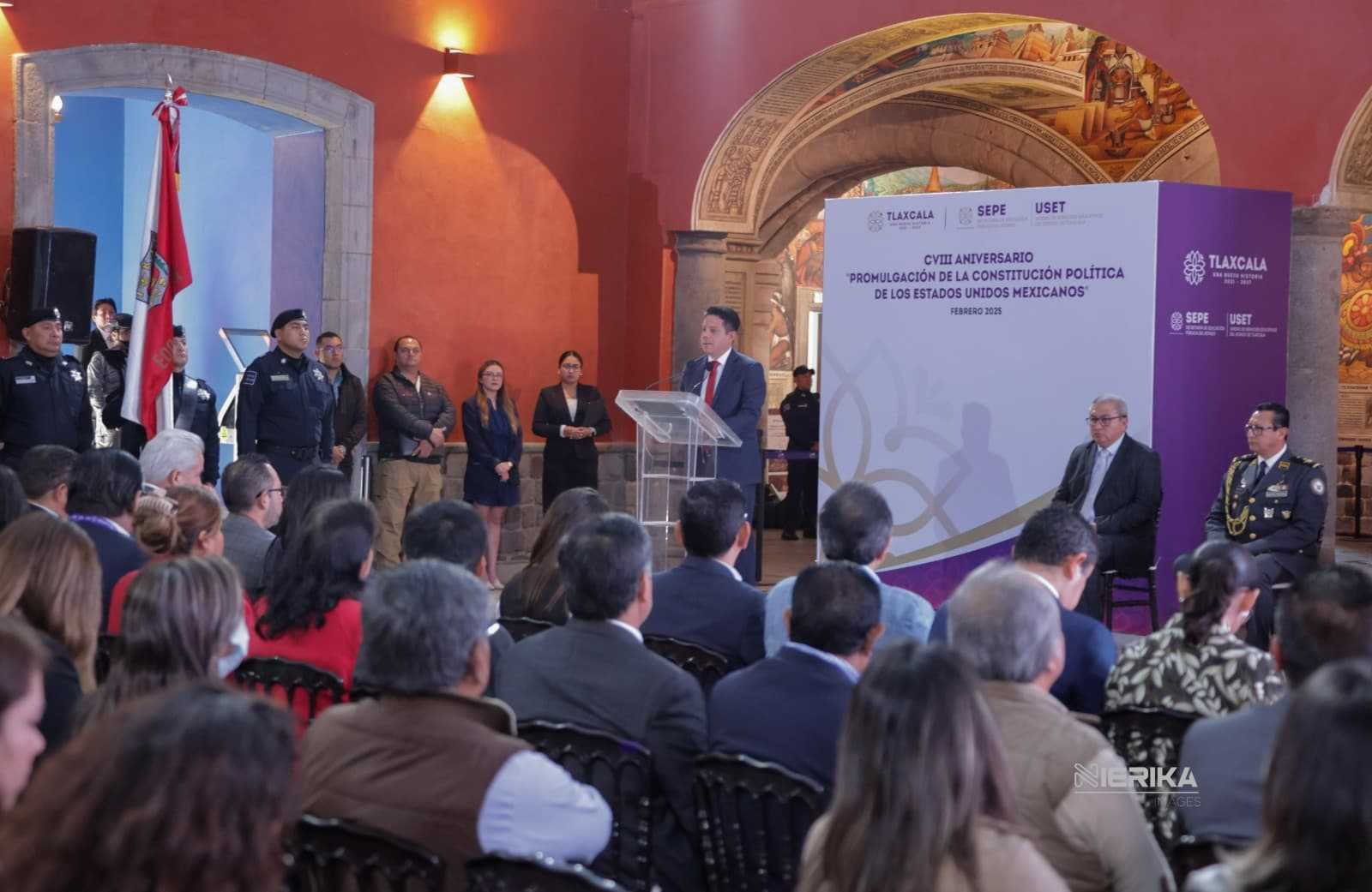 AUTORIDADES CONMEMORAN EL CVIII ANIVERSARIO DE LA PROMULGACIÓN DE LA CONSTITUCIÓN DE 1917