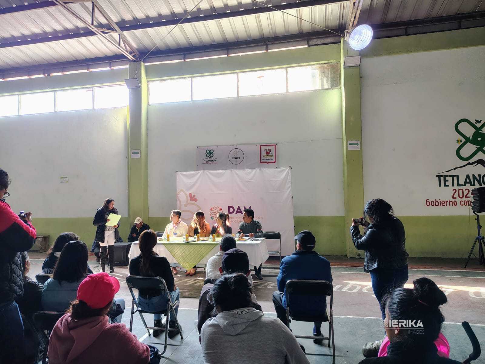 ACERCA GOBIERNO ESTATAL PROGRAMAS DE ATENCIÓN A MIGRANTES EN TETLANOHCAN Y CUAXOMULCO