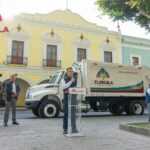 Entrega Alfonso Sánchez García segundo camión rehabilitado para fortalecer el servicio de limpia