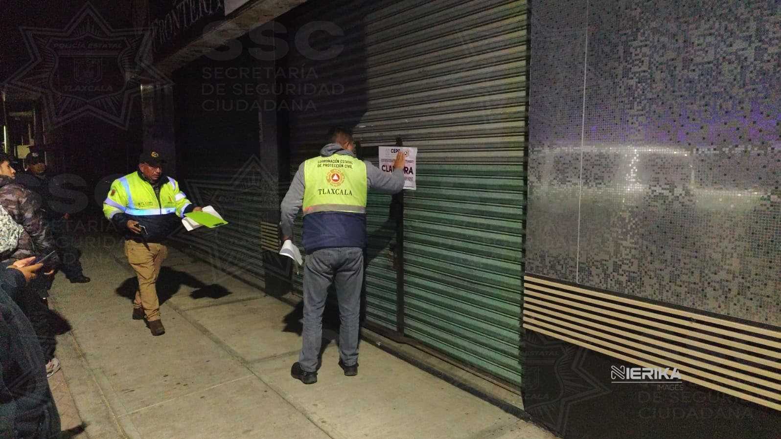 CLAUSURAN AUTORIDADES ESTATALES BAR “LA FRONTERA