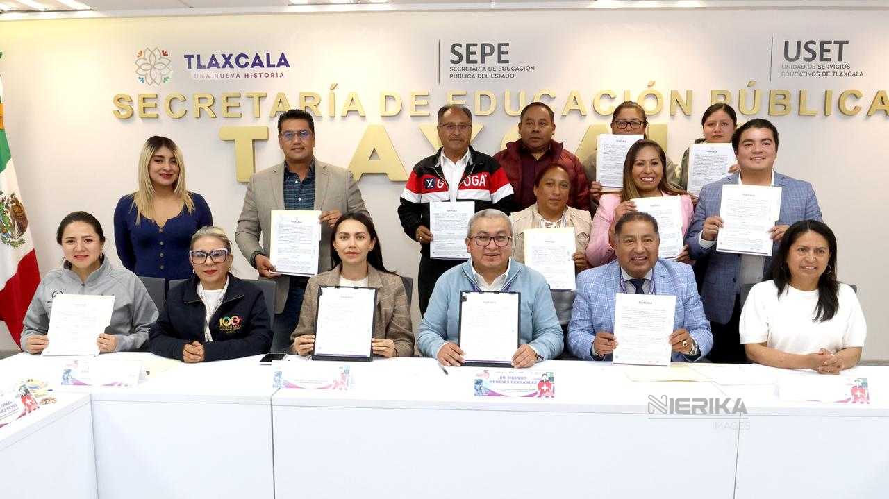 LA SEPE-USET FIRMA CONVENIO DE COLABORACIÓN CON MUNICIPIOS PARA FORTALECER LOS SERVICIOS EDUCATIVOS