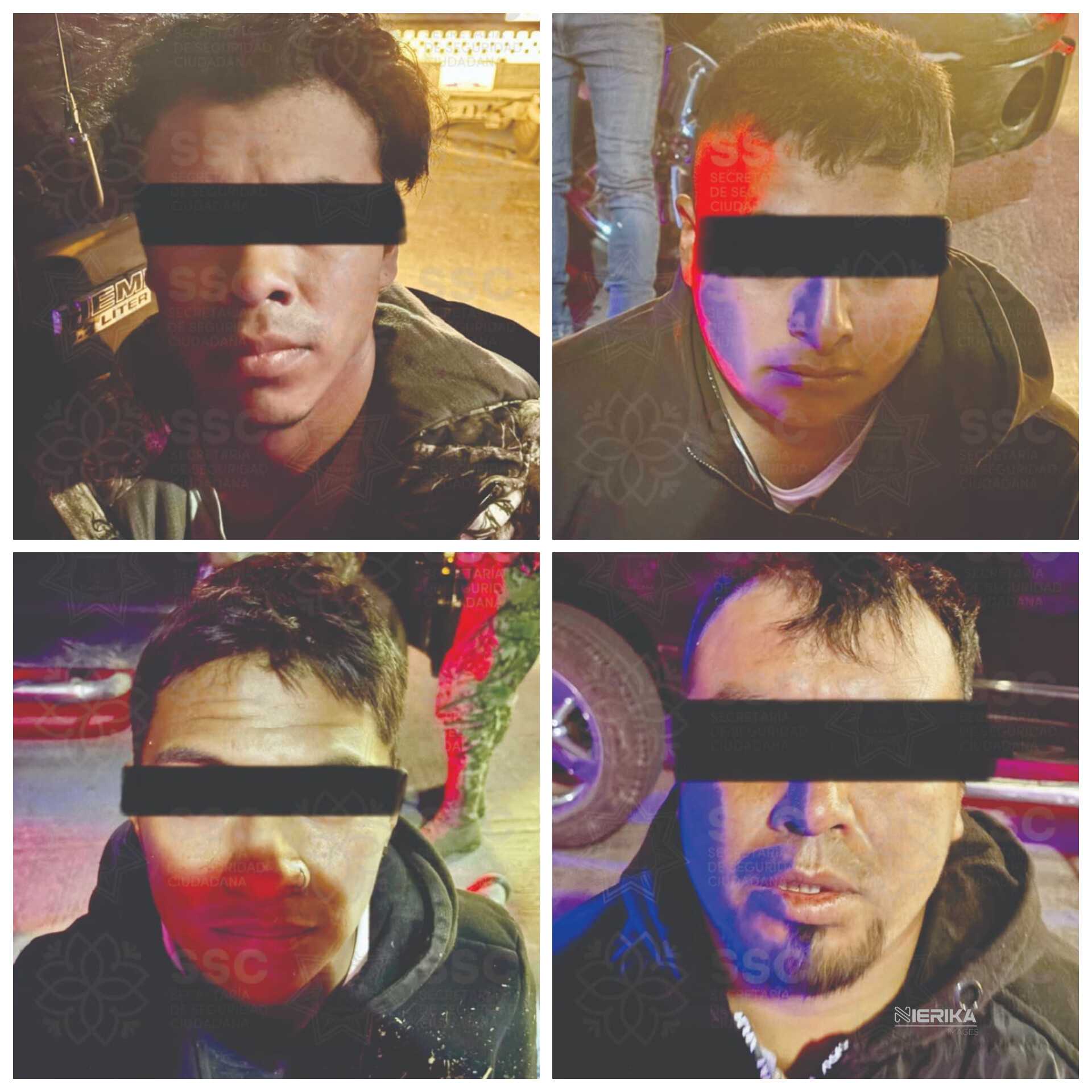 ASEGURA SSC A CUATRO SUJETOS EN EL MUNICIPIO DE IXTACUIXTLA