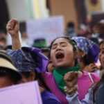 Marcha en Tlaxcala por el Día Internacional de la Mujer