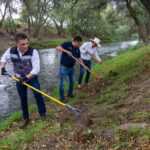 Realizó el Presidente Municipal Alfonso Sánchez faena de limpieza en el río Zahuapan en el marco del Día Mundial del Agua