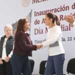 “LORENA YA SE NOS ADELANTÓ; TIENEN UNA GRAN GOBERNADORA, PORQUE YA LLEVÓ AGUA A MUCHOS MUNICIPIOS”: CLAUDIA SHEINBAUM