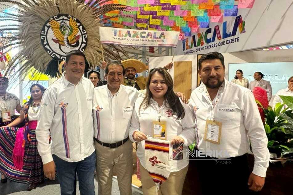 Identidad de Chiautempan presente en el Tianguis Turístico Binacional 2025