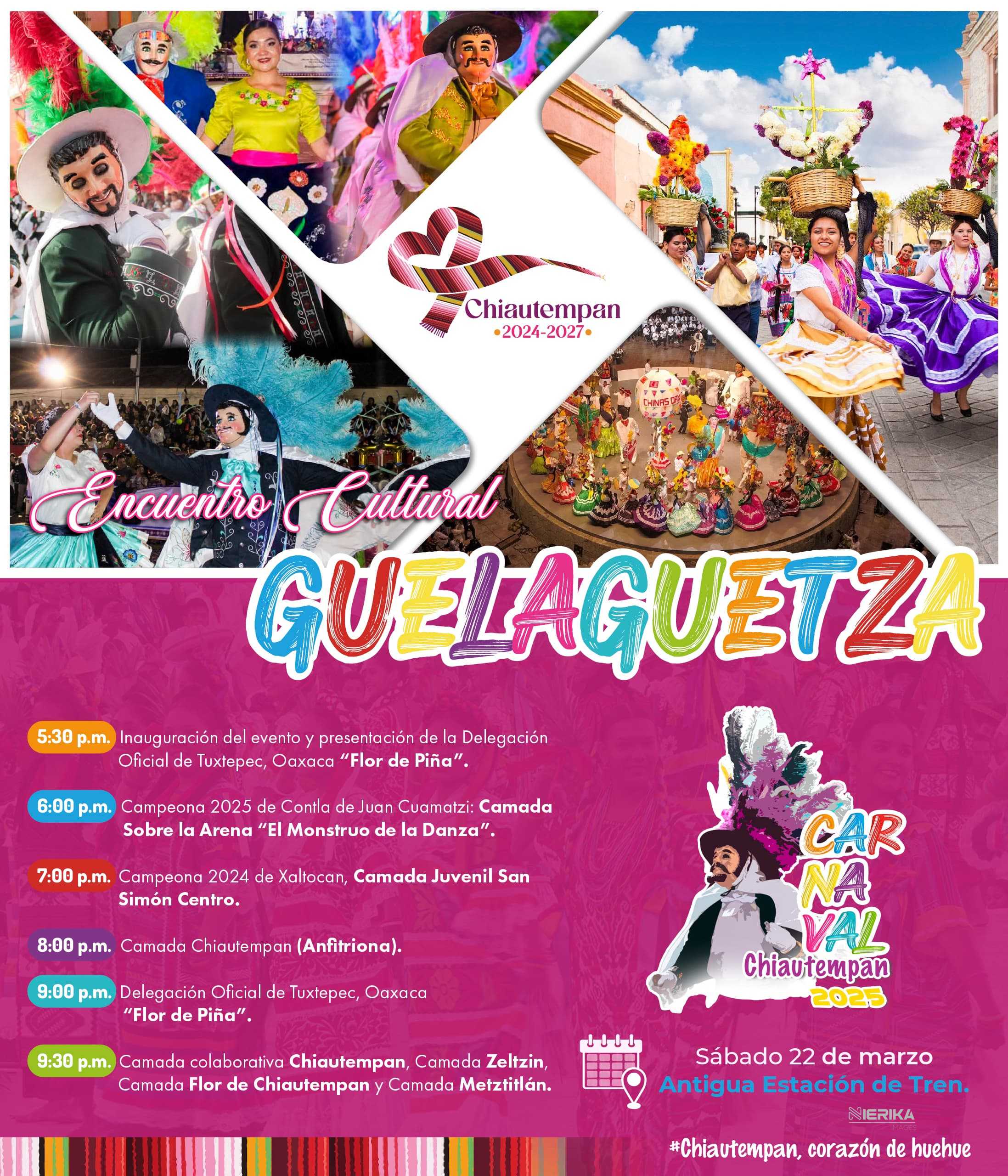 Vive en #Chiautempan el intercambio cultural Tlaxcala – Oaxaca con la presentación estelar de la Guelaguetza