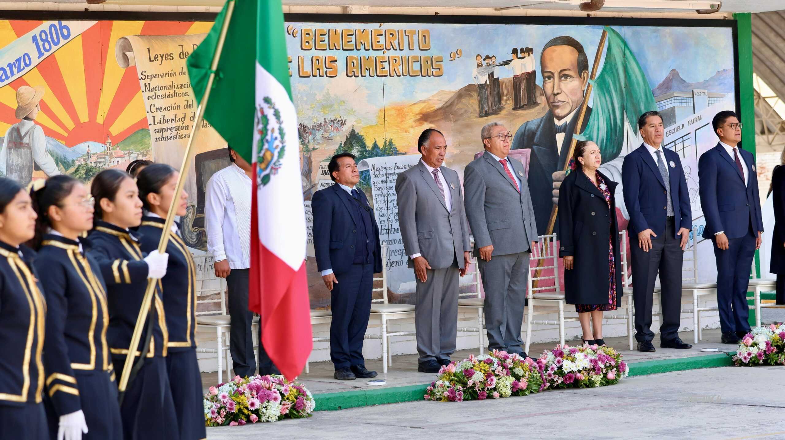 AUTORIDADES CONMEMORAN 60 AÑOS DE LA SECUNDARIA GENERAL “PRESIDENTE JUÁREZ”
