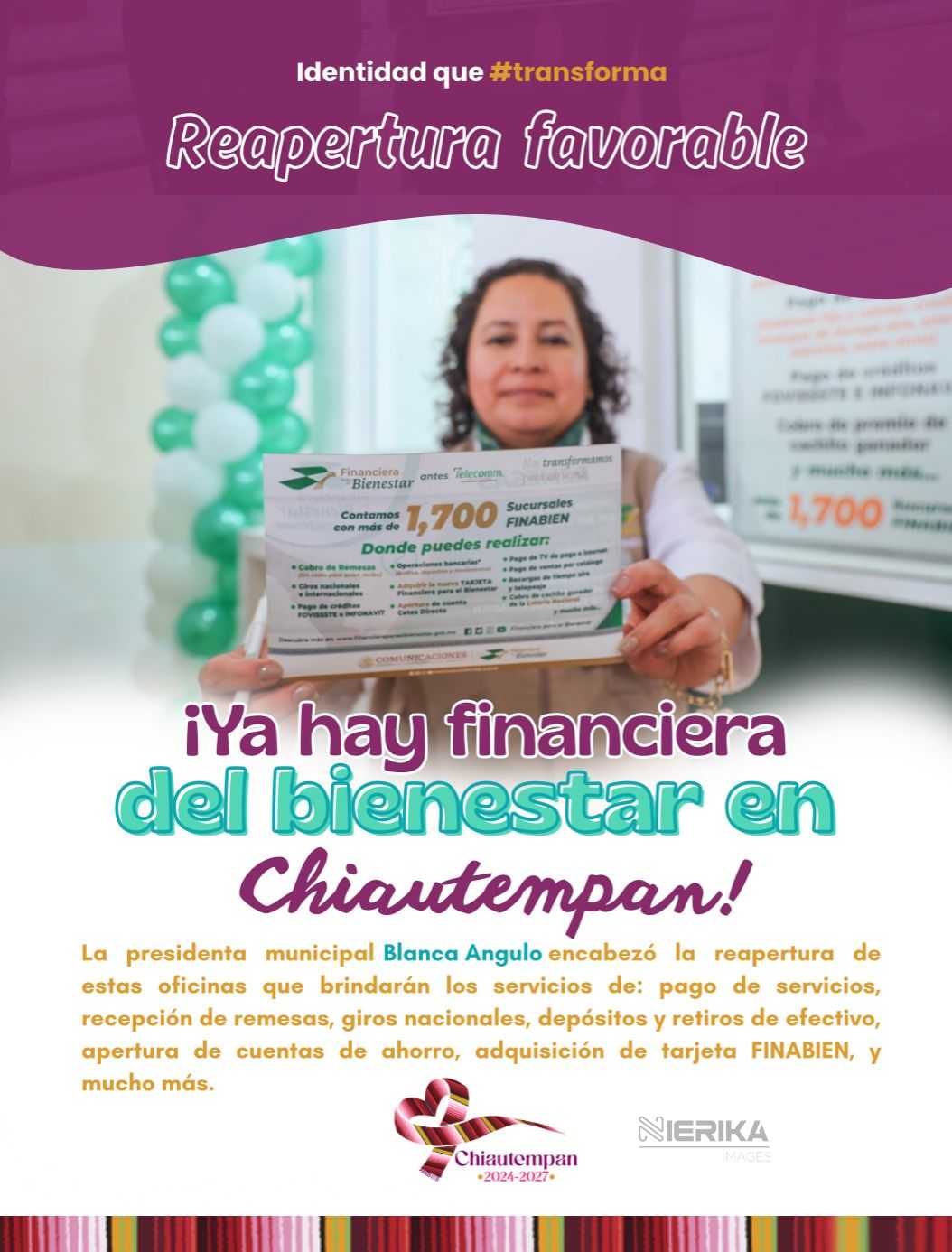 Servicios financieros en Chiautempan