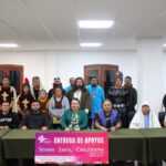 Blanca Angulo entrega apoyos para celebración de Semana Santa en Chiautempan
