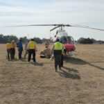 HELICÓPTEROS AGILIZAN LAS LABORES DE COMBATE A INCENDIO EN ATLTZAYANCA