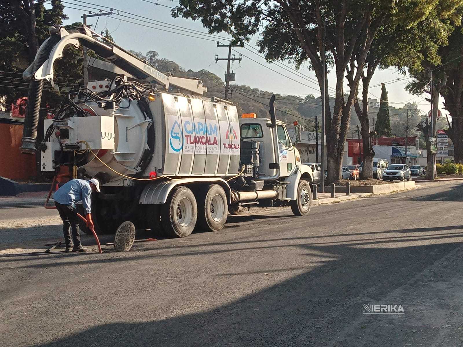 La CAPAM realiza labores de desazolve para prevenir inundaciones en temporada de lluvias