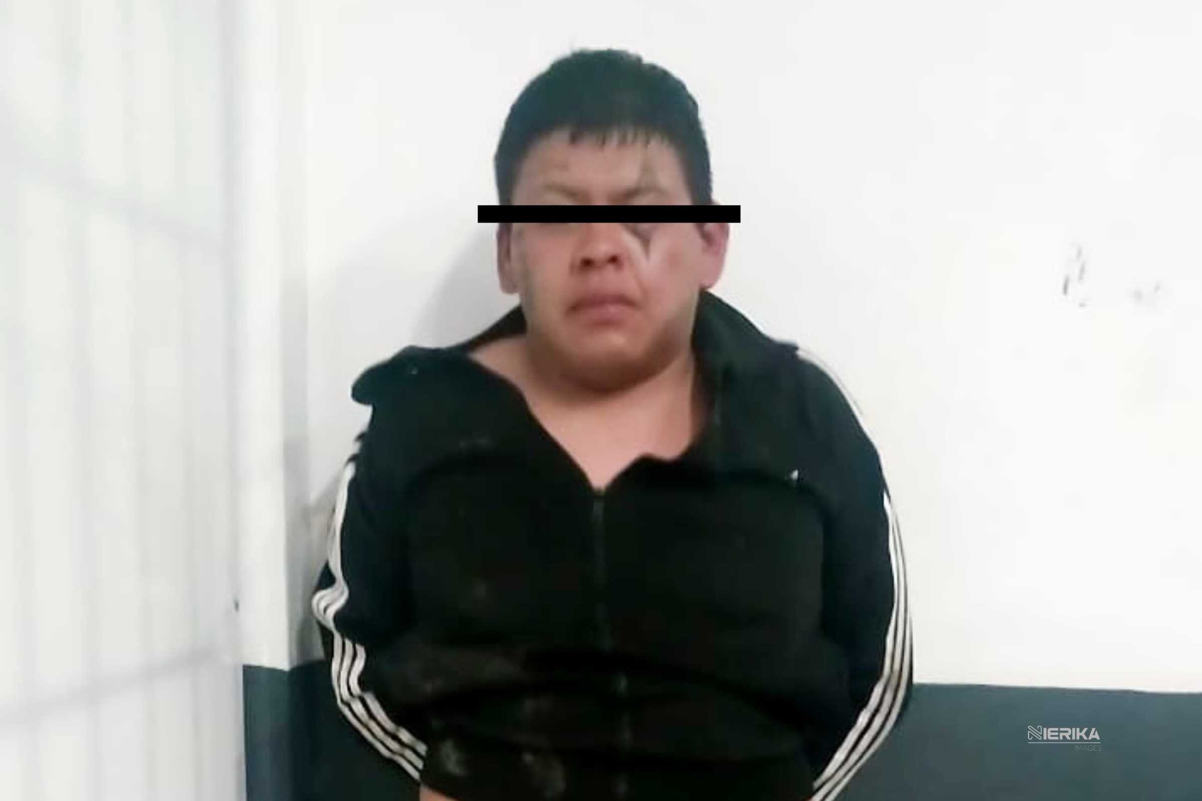 Policía de Chiautempan detiene a sujeto tras robo a una mujer