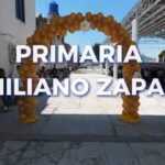 Blanca Angulo, hizo entrega de la techumbre en la Escuela Primaria Emiliano Zapata