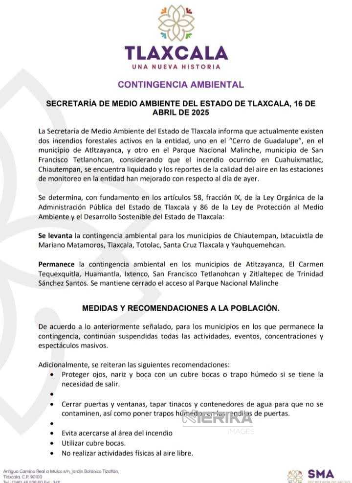 CONTINGENCIA AMBIENTAL