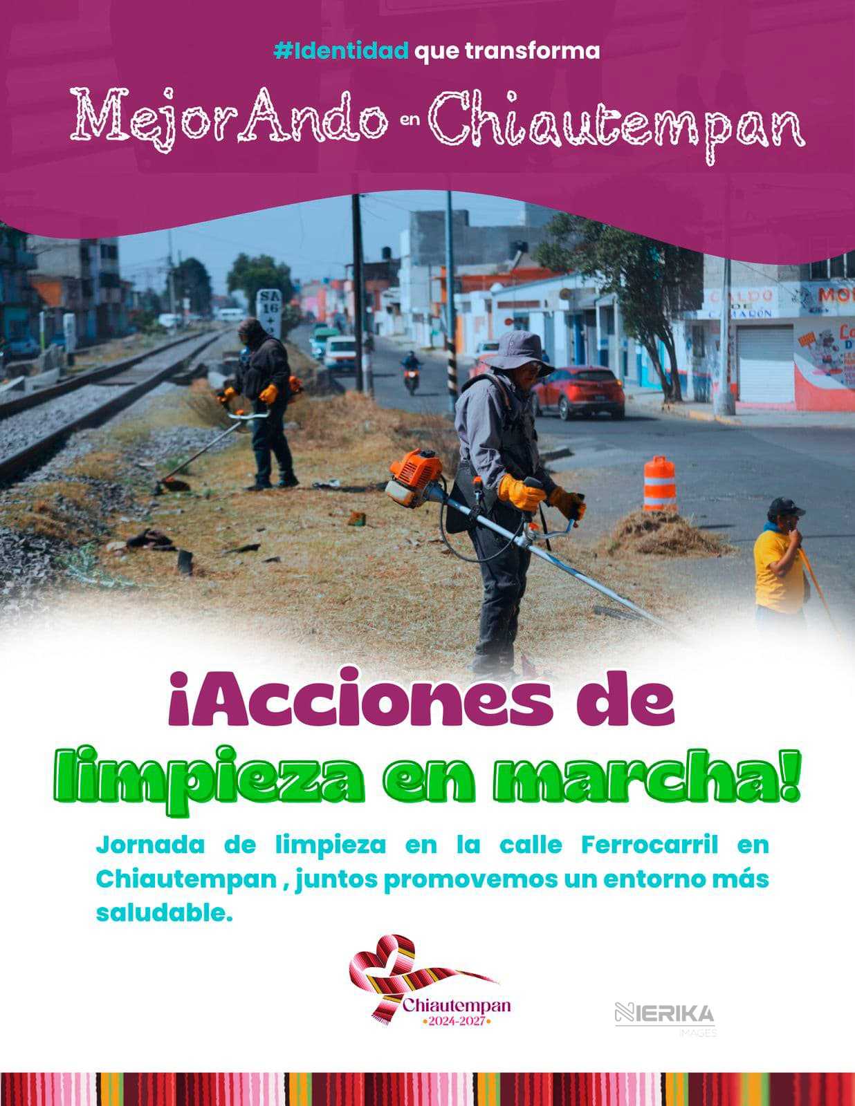 Jornadas de limpieza en distintos puntos de Chiautempan