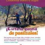 En Chiautempan evitemos la quema de pastizales
