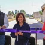 INAUGURA GOBERNADORA INFRAESTRUCTURA VIAL EN TETLANOHCAN