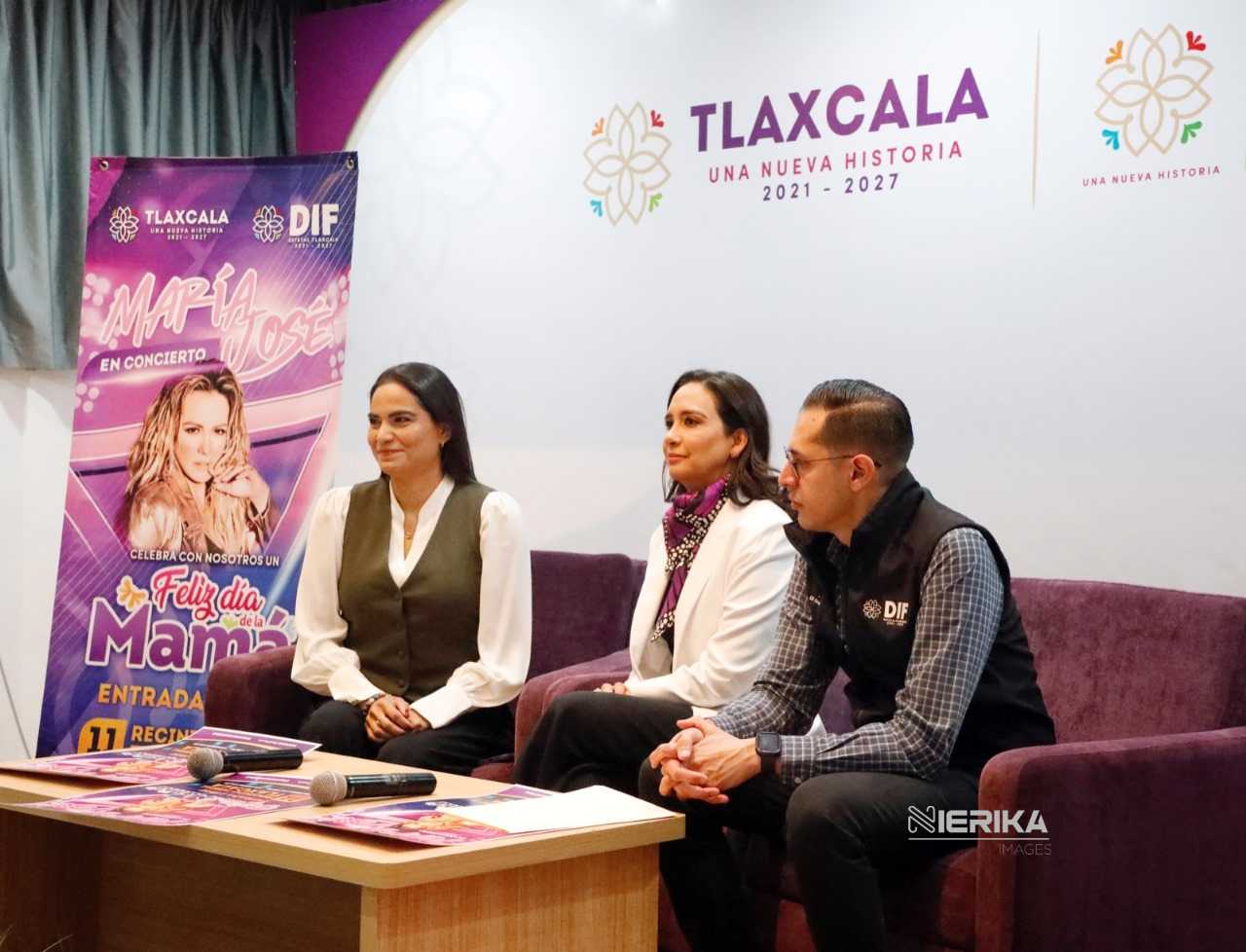 CON CONCIERTO DE MARÍA JOSÉ, SEDIF CELEBRARÁ A LAS MAMÁS DE TLAXCALA