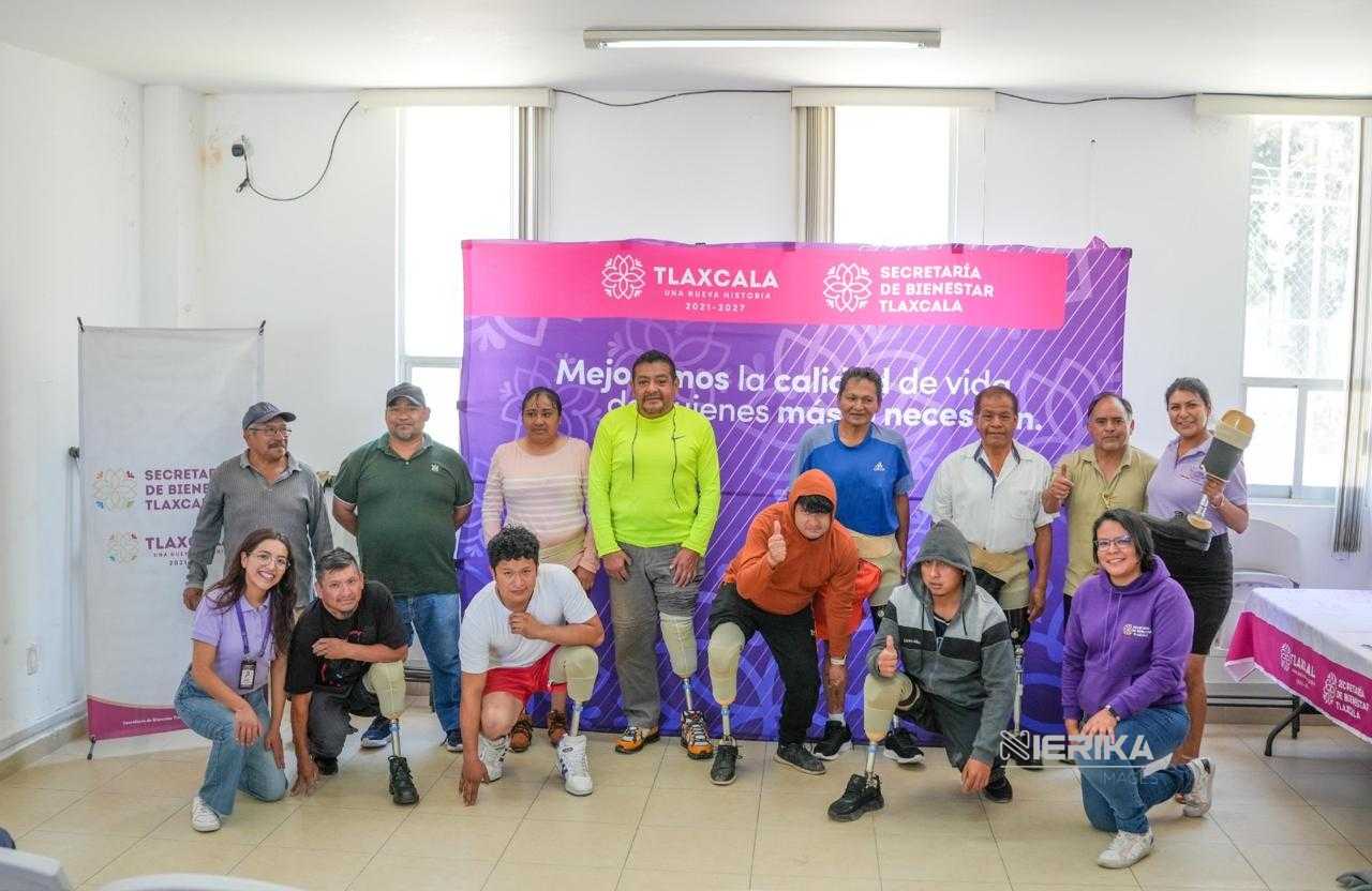 REALIZA LA SECRETARÍA DE BIENESTAR PRIMERA ENTREGA DE PRÓTESIS TRANSFEMORAL Y TRANSTIABIAL