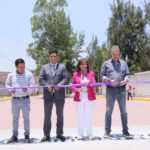 ENTREGA GOBERNADORA PAVIMENTACIÓN CON ADOQUÍN EN SANTA CATARINA AYOMETLA
