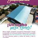 La primaria Emiliano Zapata, en la comunidad de #Muñoztla, #Chiautempan ya cuentan con una techumbre para sus actividades deportivas y culturales