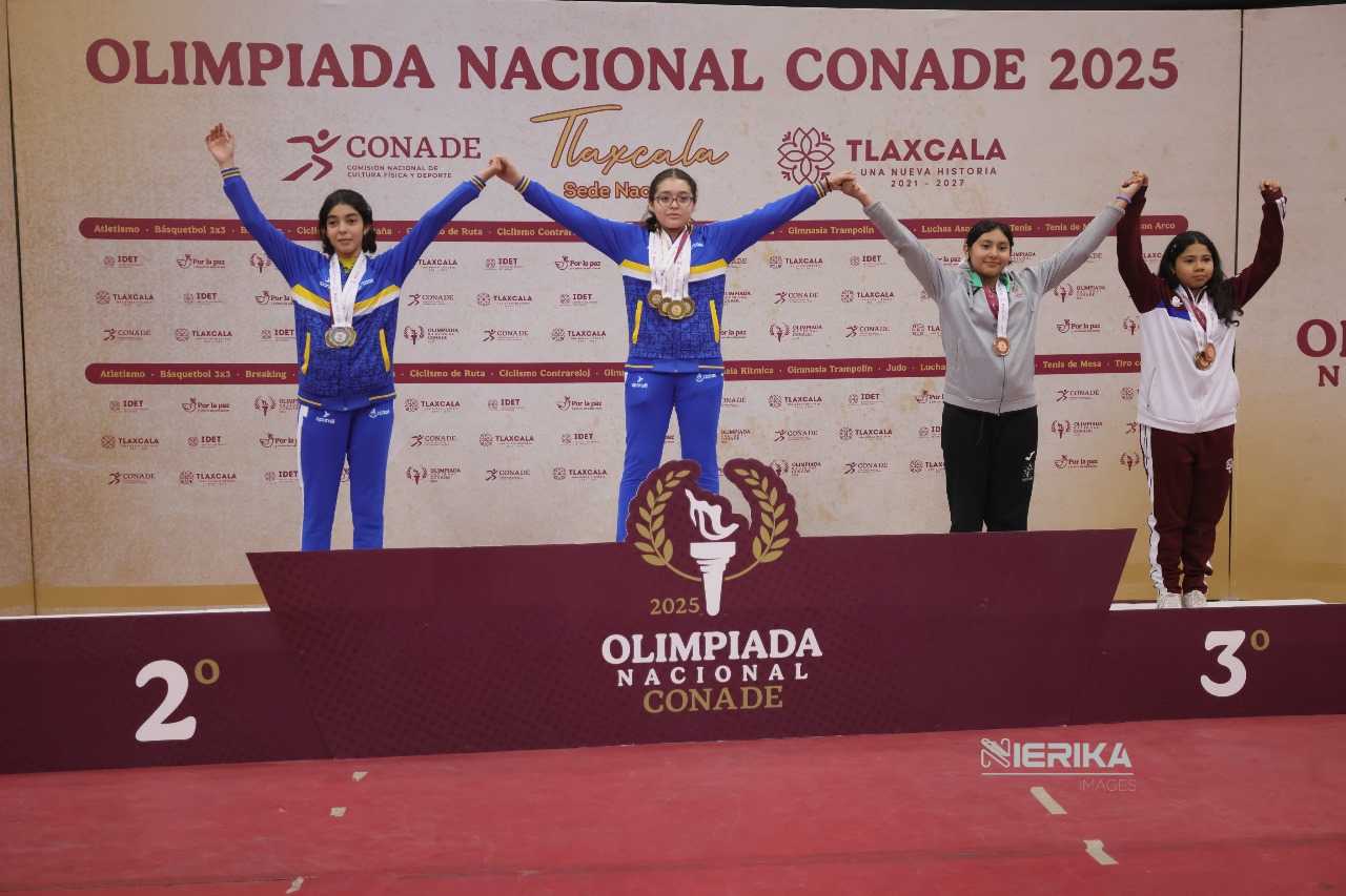 CERRÓ CON BROCHE DE ORO LA DISCIPLINA DE TENIS DE MESA DE LA OLIMPIADA NACIONAL CONADE 2025