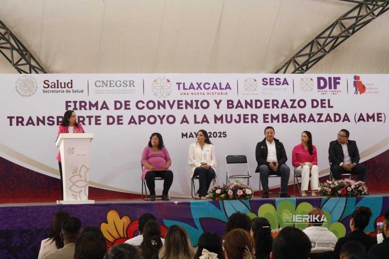 REFUERZA TLAXCALA ATENCIÓN A LA MUJER EMBARAZADA CON TRANSPORTE GRATUITO PARA SUS CONSULTAS