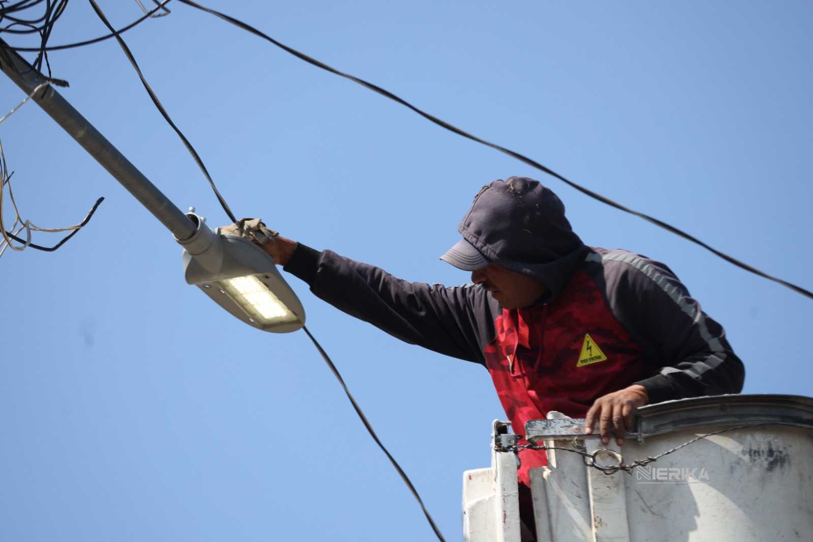 Blanca Angulo rehabilita alumbrado público a favor de los chiautempenses