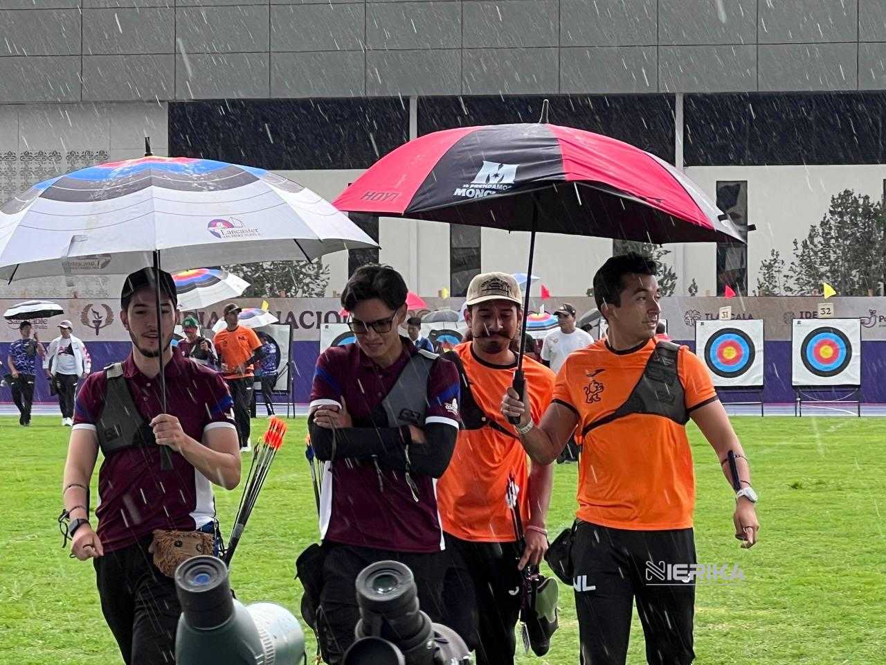 NI LA LLUVIA DETIENE A LOS MEJORES ATLETAS DE TIRO CON ARCO, EN EL MEJOR ESCENARIO PARA LA OLIMPIADA NACIONAL 2025