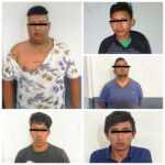 Policía de Chiautempan detiene a banda delictiva