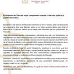 El Gobierno de Tlaxcala exige a empresario respeto y disculpa pública al pueblo tlaxcalteca