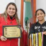 Blanca Angulo reconoce y apoya a jóvenes deportistas chiautempenses