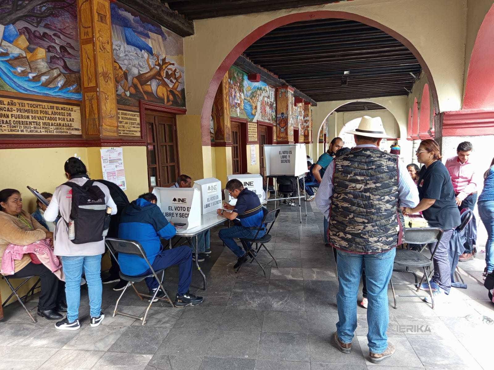Chiautempan sale a votar 