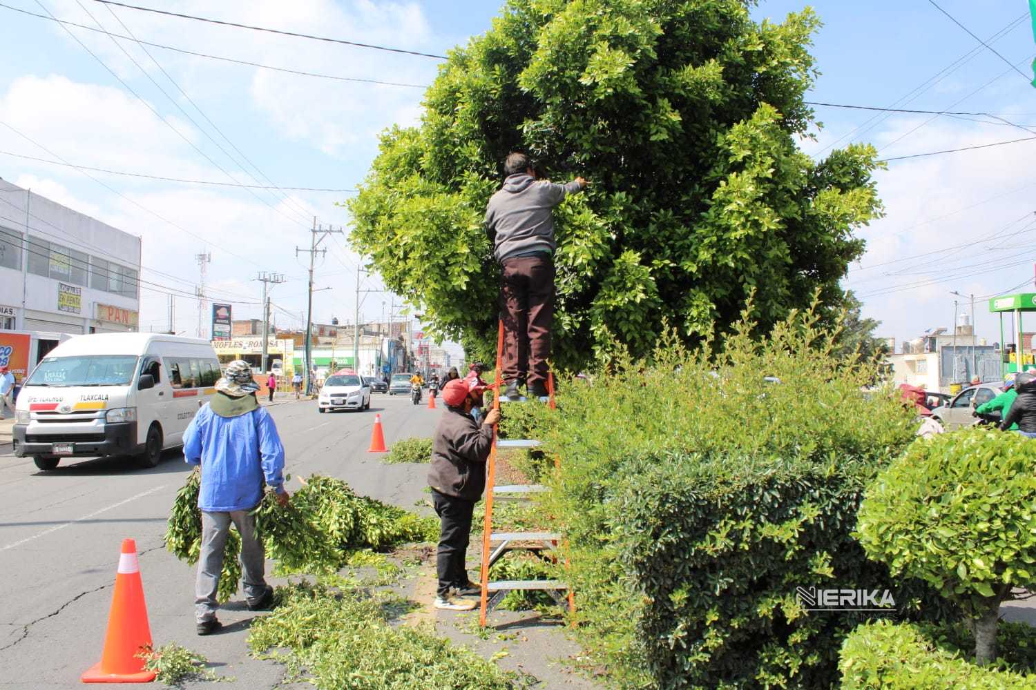 Chiautempan promueve el programa «Senderos Seguros» con acciones en el bulevar Santa Ana – San Pablo