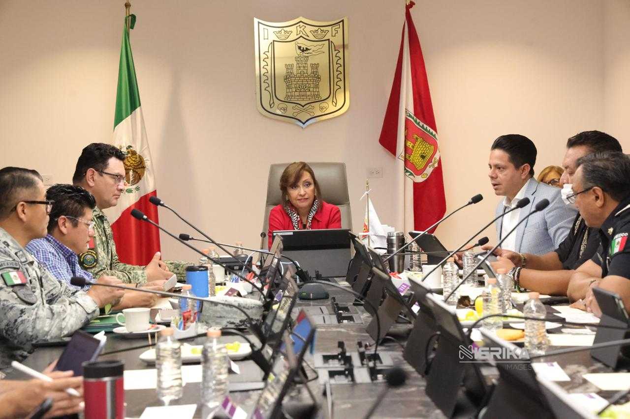ENCABEZA GOBERNADORA MESA DE TRABAJO PARA PROTOCOLO DE CONTINGENCIAS POR FENÓMENOS AMBIENTALES