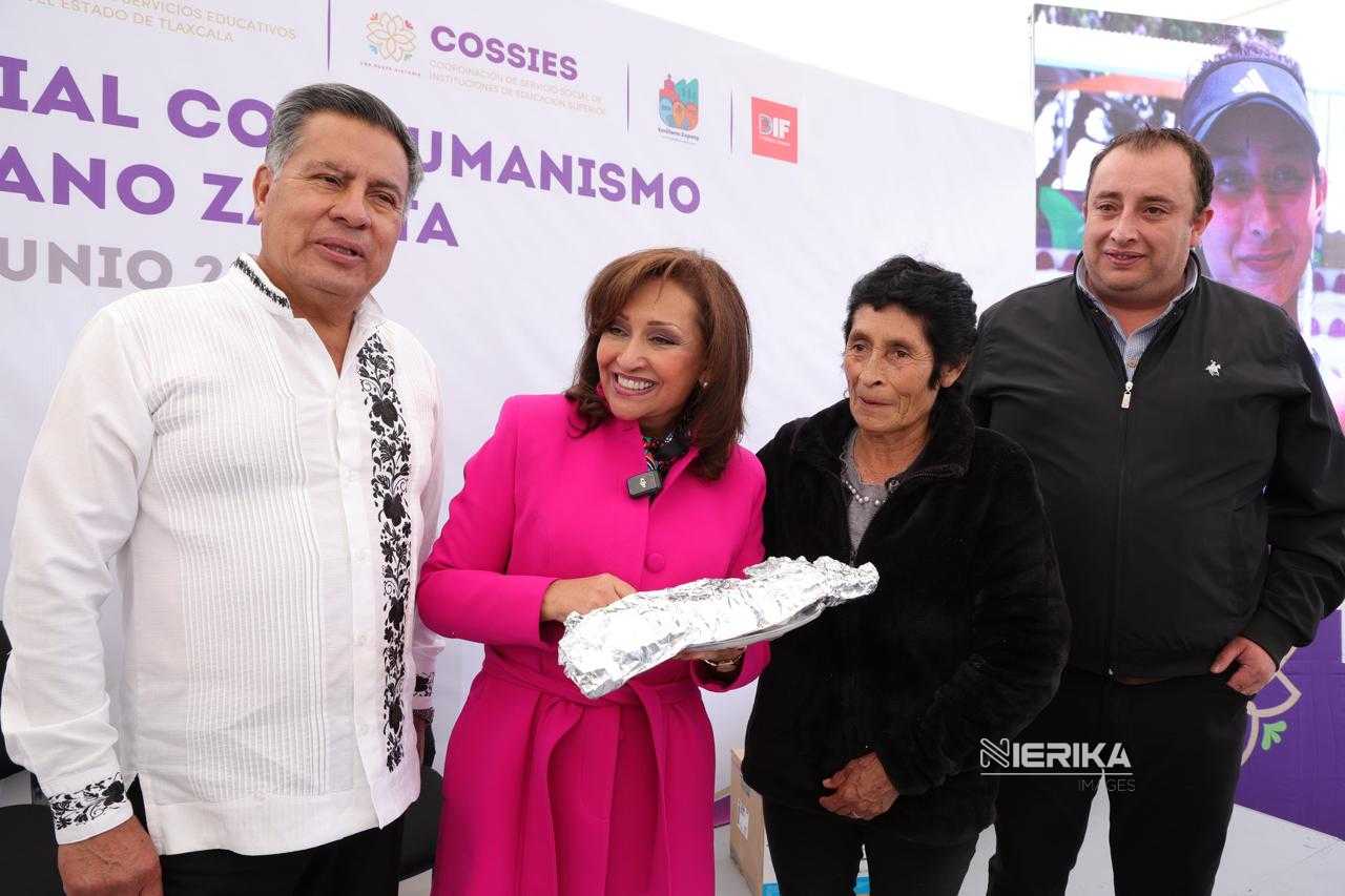 ENTREGA GOBERNADORA LORENA CUÉLLAR 400 INSUMOS A FAMILIAS, DONADOS POR JÓVENES DEL PROGRAMA “SERVICIO SOCIAL CON HUMANISMO”