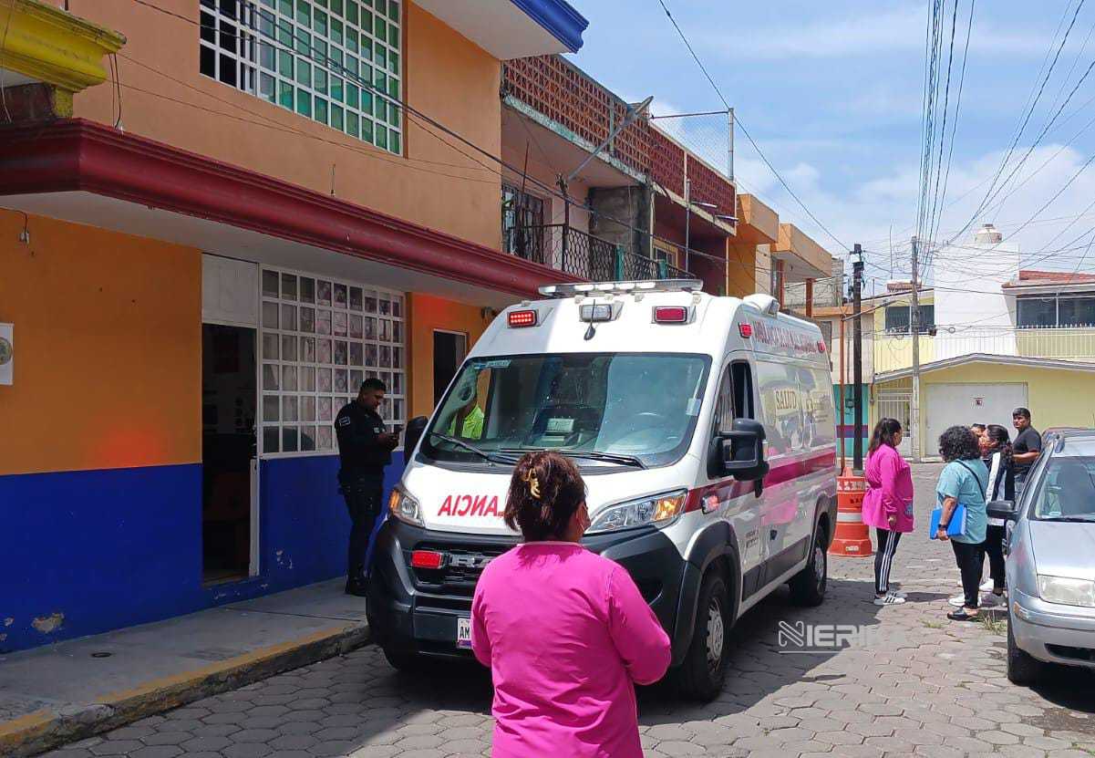 Atiende Protección Civil de Chiautempan reporte por olor a gas cerca de escuela