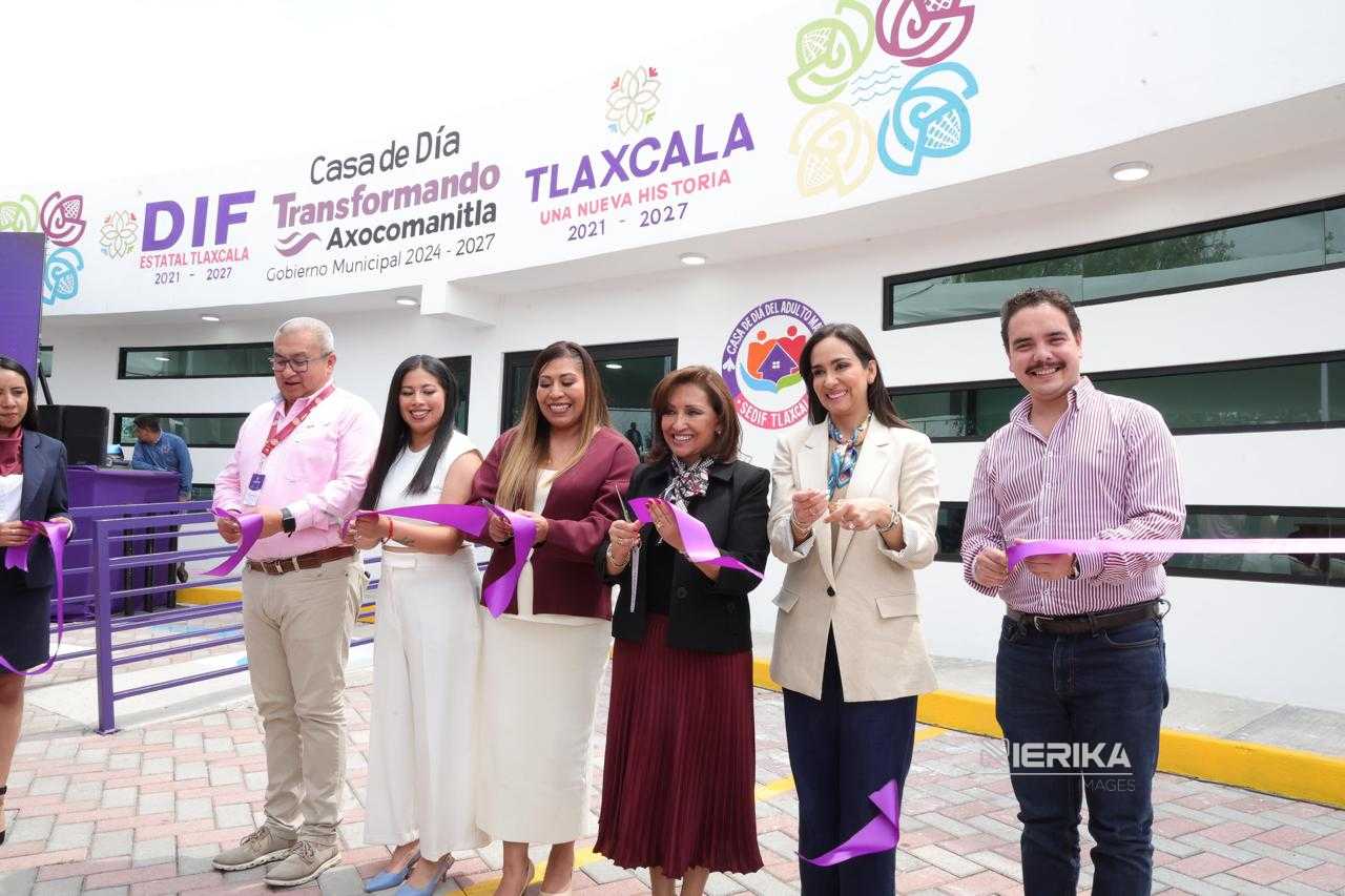 INAUGURAN LA CASA DE DÍA EN SAN LORENZO AXOCOMANITLA